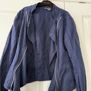INC International Concepts Navy Blue Blazer